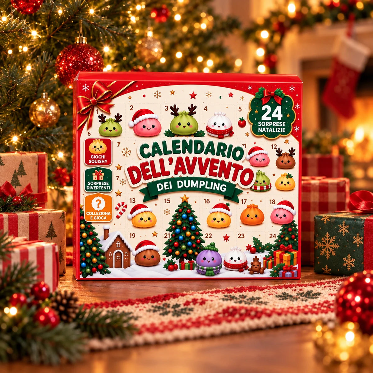 Il calendario dell’Avvento Squishiland pronto da regalare